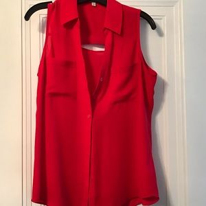 Express Red portofino sleeveless